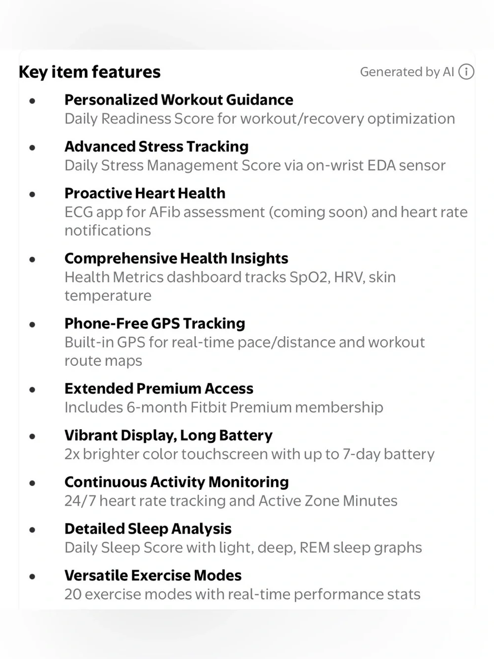 Fitbit Charge 5 Fitness Tracker
